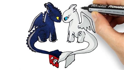 Toothless And Light Fury Coloring Pages : Httyd Toothless Furys Httyd3 ...