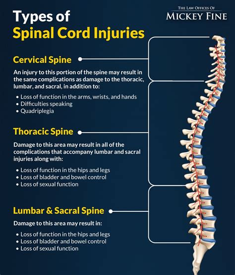 Spinal Cord Injuries Types