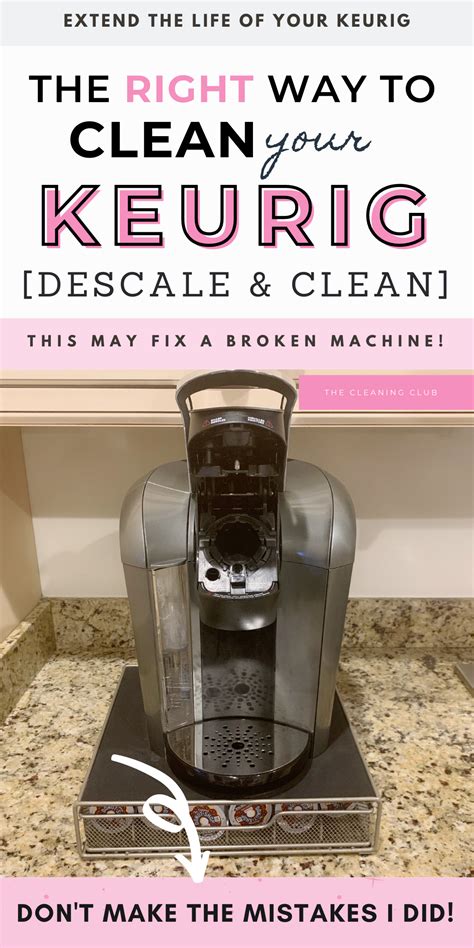 How to clean your Keurig coffee maker the right way! in 2021 | Keurig ...