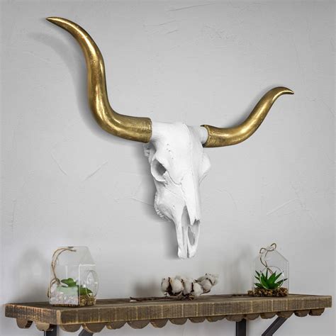 Longhorn Skull Wall Decor | Cow Skull Decor by Wall Charmers