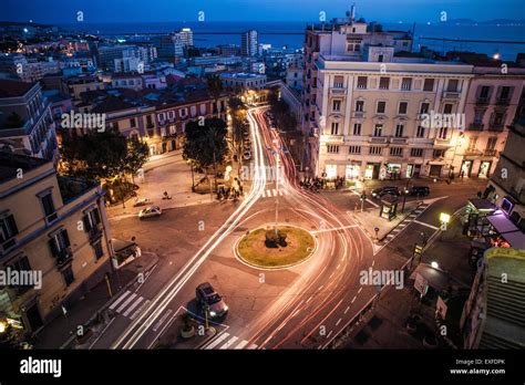 Cagliari at night, Sardinia, Italy Stock Photo - Alamy