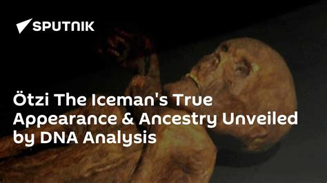 Ötzi The Iceman's True Appearance & Ancestry Unveiled by DNA Analysis