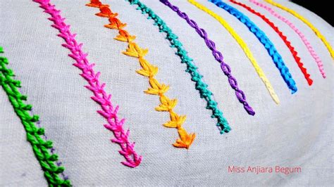 Simple Embroidery Border Patterns