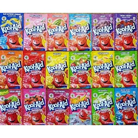 Kool Aid Ultimate Party Pack- 18 Different flavors -2 each-