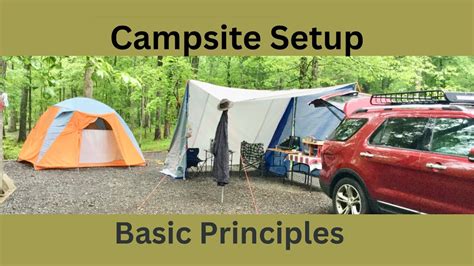 Campsite Setup 2021 - Camping