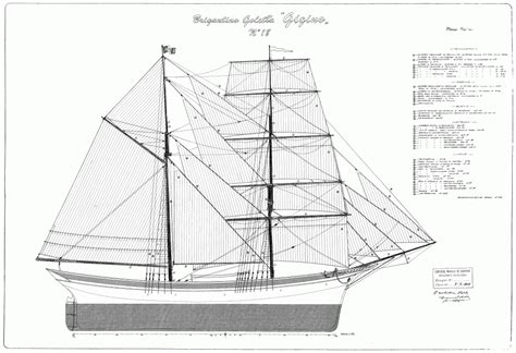 Brigantine Schooner Gigino – The Model Shipwright