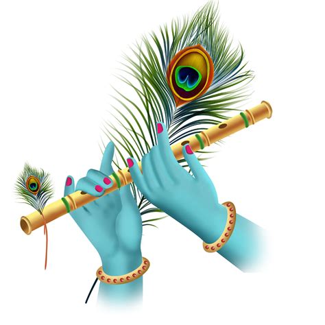 Krishan Hand with Flute PNG images Transparent | Krishna flute, Boho ...