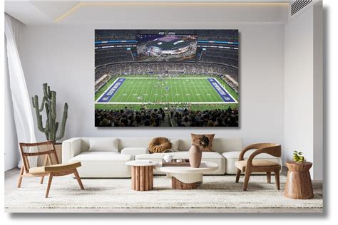 Dallas Cowboys Stadium Canvas Wall Art/sport Home - Etsy