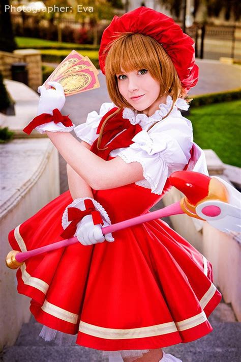 Anime Cardcaptor Sakura 1 OP Red Dress Cosplay Costume | Etsy