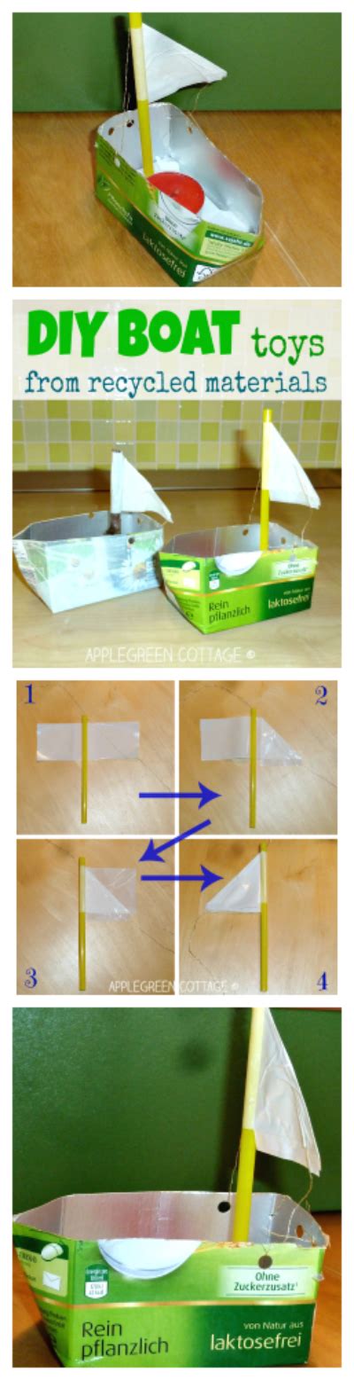 How to make BOATS for kids - from repurposed materials | Recycling for ...