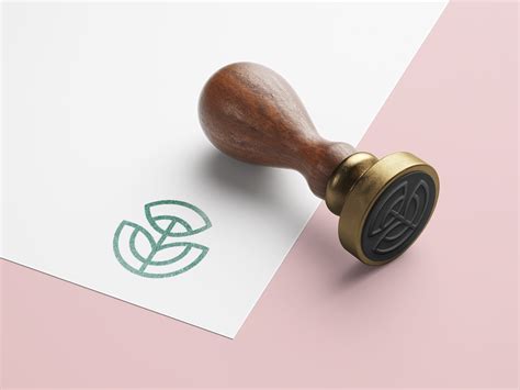 Rubber stamp logo by Kat Wenger on Dribbble