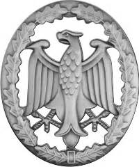 German Armed Forces Proficiency Badge (Silver) Decal - Military Graphics