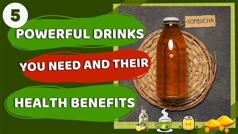 5 Powerful Drinks And Their Health Benefits - YouTube