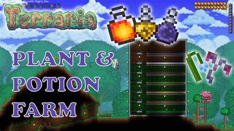 Plant / Potion Farm Guide - Simple and Effective - Terraria - YouTube