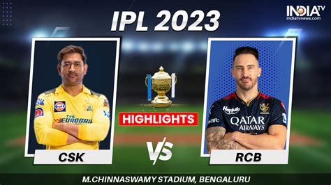 Rcb Vs Csk Match Highlights 2024 - Berna Stoddard