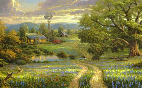 landscapepaintings | thomas kinkade landscape paintings | landscape ...