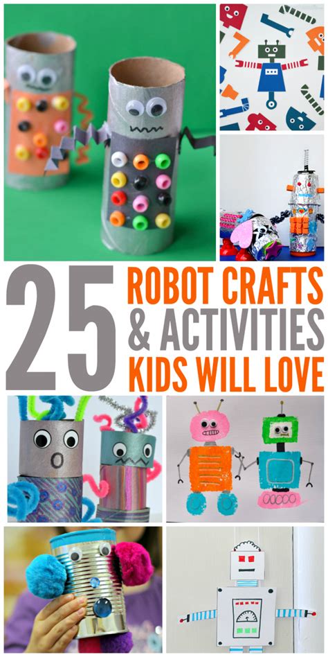 25 Robot Crafts and Activities for Kids | The Taylor House