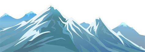 Snow Mountain Cartoon Free Vector Download - roedi7