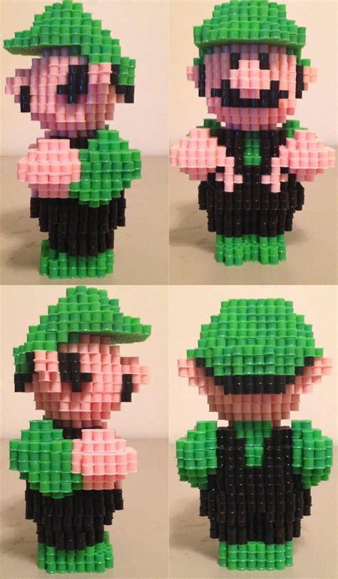 Mario Bros Hama Beads 3d - BEAD SKIN BRIGHT