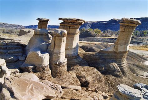 Hoodoos near Drumheller, Alberta, Canada