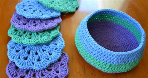 Crochet coasters | The Green Dragonfly