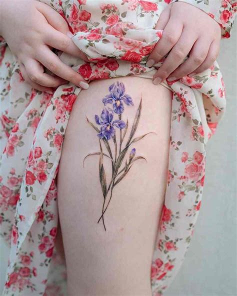 10 Best Iris Tattoo Designs and Meanings - HowLifeStyles