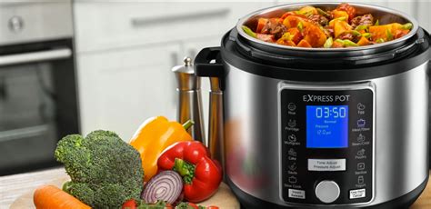 Gourmia 6-Quart Pressure Cooker w/ Auto-Release Only $49.99 Shipped at ...