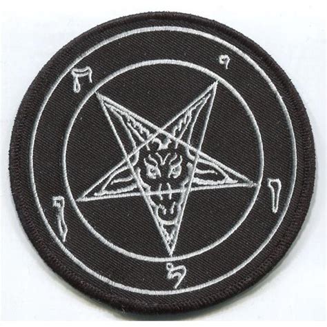 Black Baphomet Pentagram - Patch - Black Metal | Season of Mist