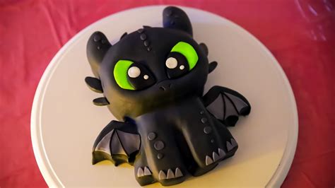 How to -Toothless birthday cake tutorial - YouTube