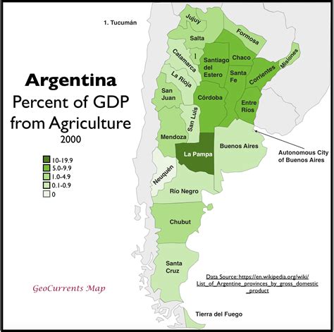 Argentina’s Striking North/South Economic Divide - GeoCurrents