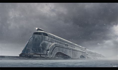 Snowpiercer train visual development by Alex Nice : ImaginaryVehicles