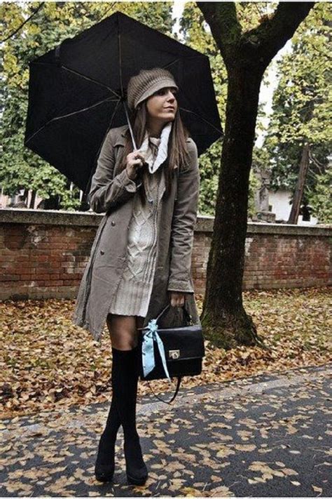 Top 10 Best Rainy Day Outfits and Trends for Fall/Winter | Rainy day ...