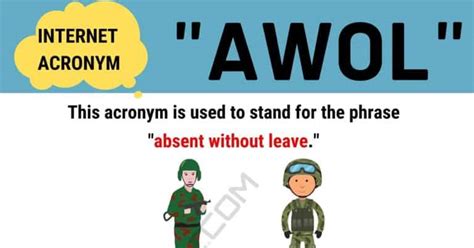 AWOL Meaning: What Does AWOL Mean? • 7ESL