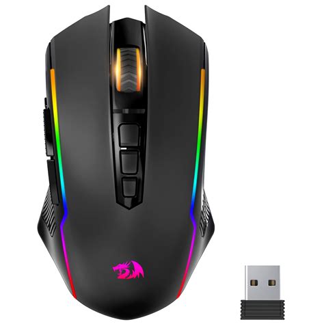 Redragon Gaming Mouse, Wireless Mouse Gaming with RGB Backlit,8000 DPI ...