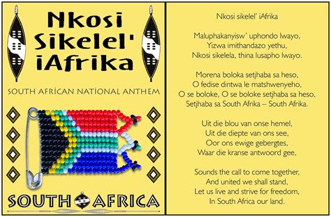 Hosi Katekisa Afrika lyrics (Missing Tsonga verse of SA National Anthem ...