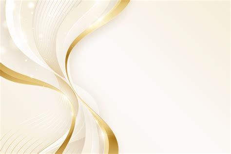 Gold And White Background Design