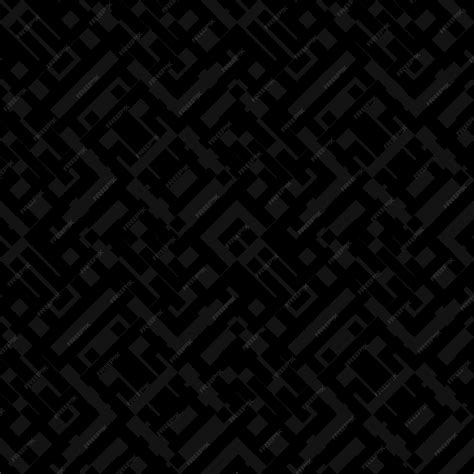 Premium Vector | Black geometric seamless pattern