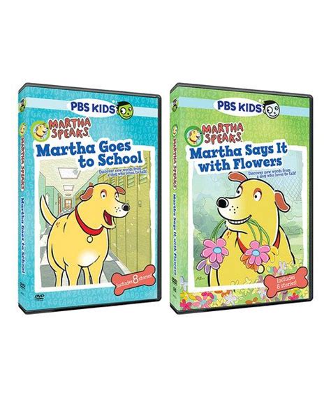 PBS KIDS Martha Speaks DVD Set | zulily | Pbs kids, Kid friendly fun, Kids