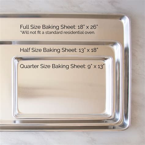 Cookie Sheet Sizes Explained: Dimensions Of Baking Sheets, 57% OFF