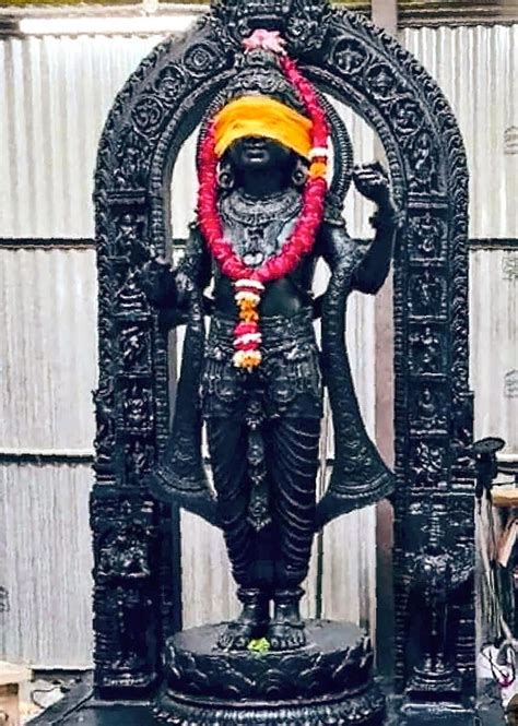 VIDEO : Ram Lalla Idol Placed in Ayodhya Temple Ahead of Pran Pratishta ...