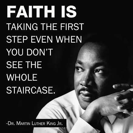 Best Martin Luther King Quotes Faith Is Taking The First Step in the ...