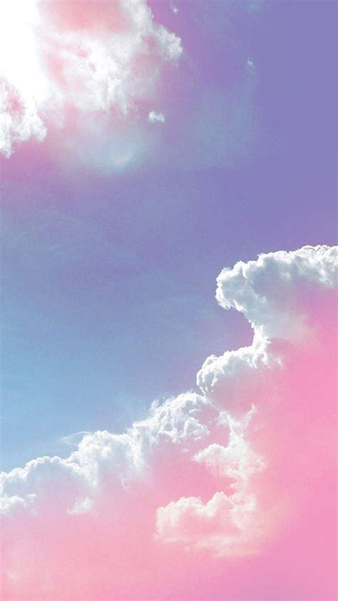 Pink And Purple Clouds, blue aesthetic cloud HD phone wallpaper | Pxfuel