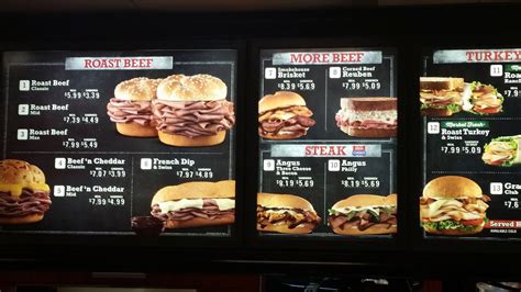 Arby's Menu Prices