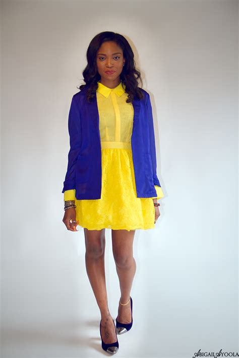 COLOUR BLOCKING YELLOW & PURPLE - OUTFITS