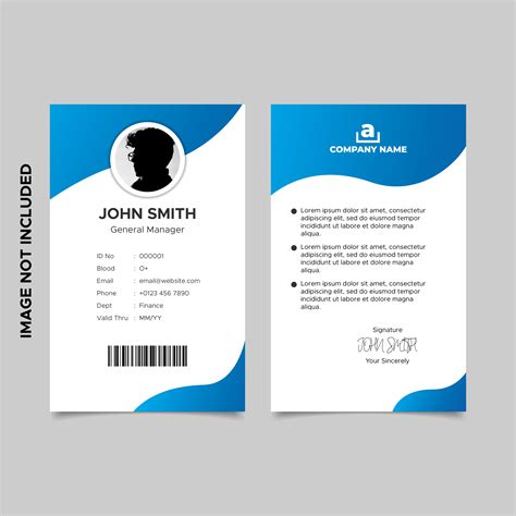 Employee Id Card Template Free Download - Nisma.Info