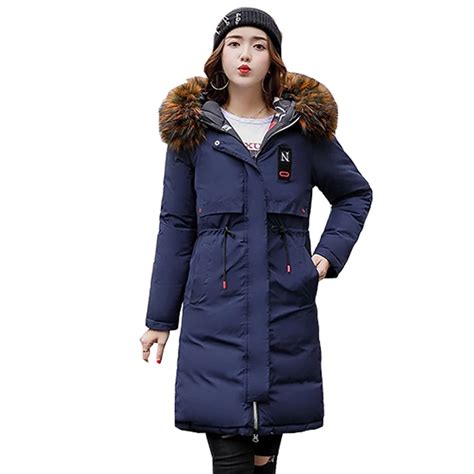 Women Popular New 2018 Rushed Down Parka Women Jacket Long Solid Jacket ...