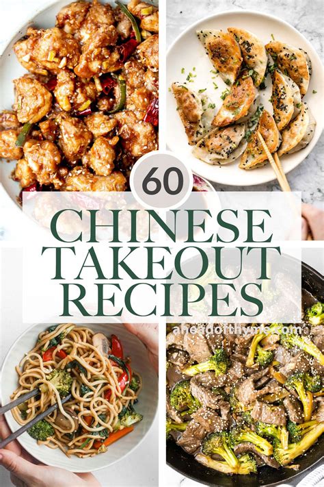 60 Chinese Takeout Recipes at Home | Ahead of Thyme