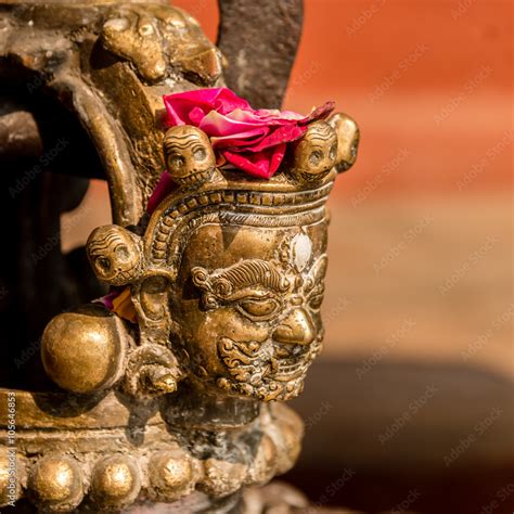 Statue of Bhairav Stock Photo | Adobe Stock