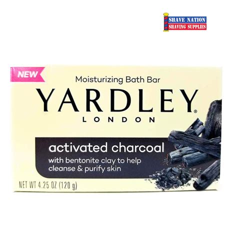 Yardley Activated Charcoal Bar Soap | Shave Nation Shaving Supplies®