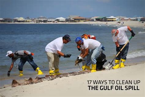 17 Ways To Clean Up The Gulf Oil Spill